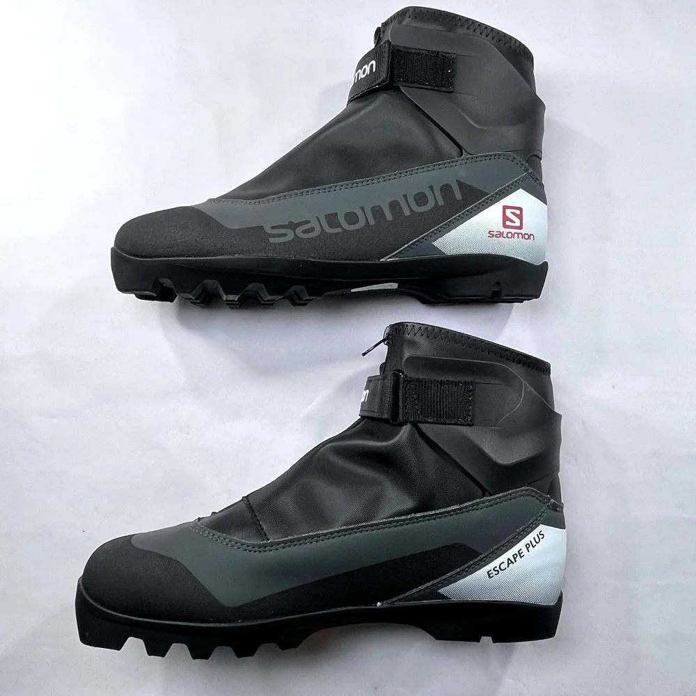 NEW Salomon Escape Plus Prolink Cross Country Ski Boots Mens 8.5 Black Winter